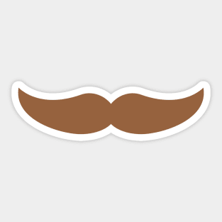 Mustache Sticker